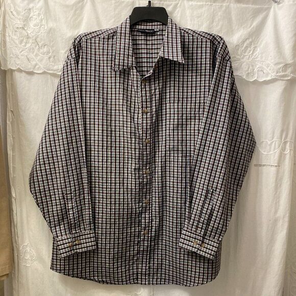 Ten West Button-Down Long Sleeve Collard Men's Shirt Size XL - Picture 1 of 6